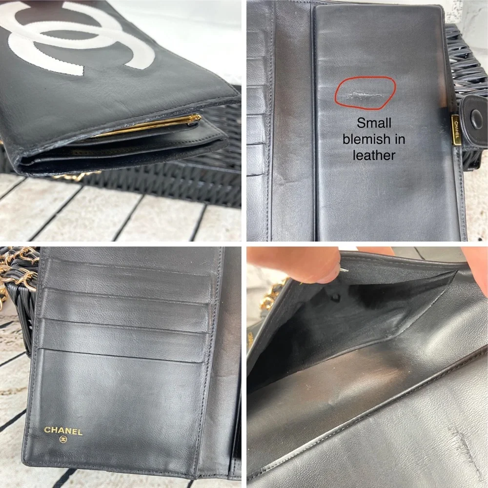 CHANEL leather wallet crossbody on chain - Picture 11 of 16